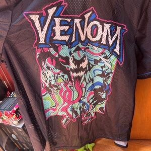 NWT Marvel Venom Mesh Jersey